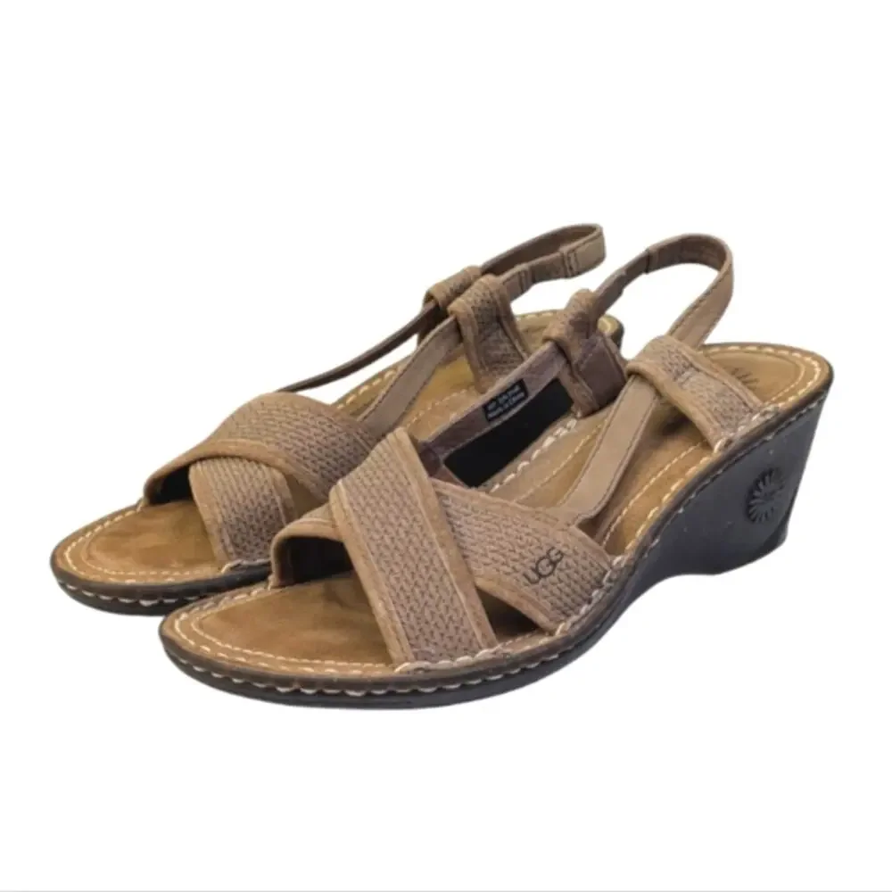 UGG Mayley Sandals Size 7  EUC $130  S3426